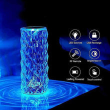 Load image into Gallery viewer, Rose™ Crystal Diamond Table Lamp (16 Color Changing)
