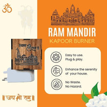 Load image into Gallery viewer, 3-in-1 Ayodhya Ram Mandir Aroma Burner &amp; Night lamp
