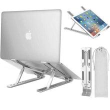 Load image into Gallery viewer, Lapy™ Adjustable ALUMINIUM Portable LAPTOP Stand
